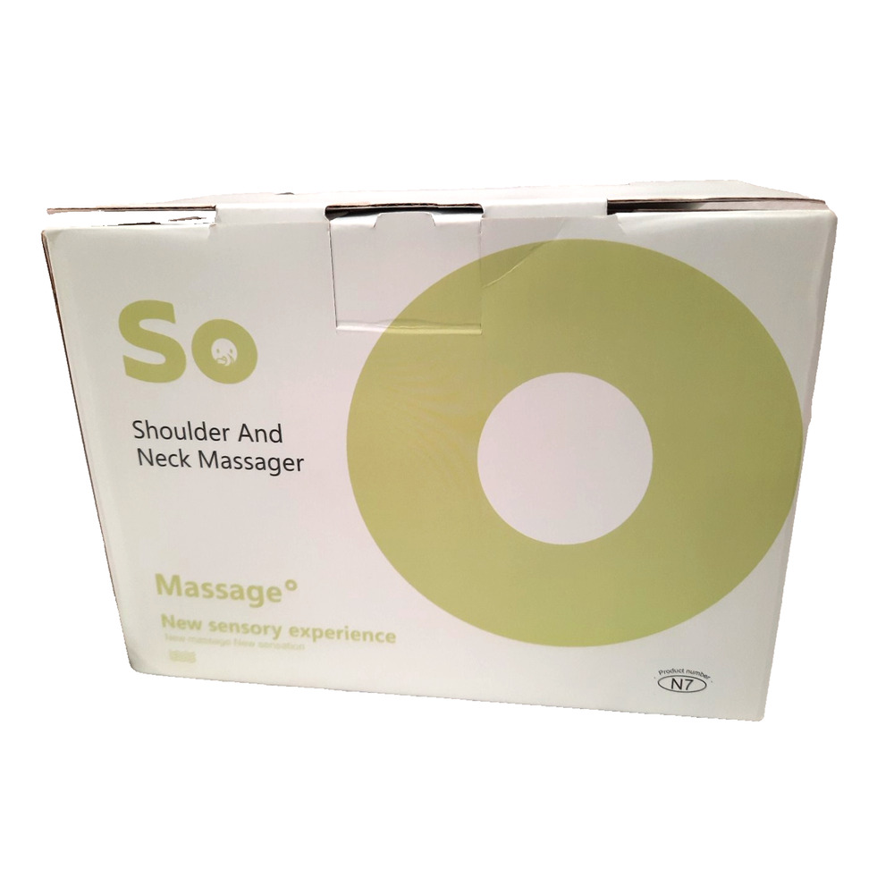 " SO " Massage New Sensory Experience Neck Massager New In Open Box SEE VIDEO